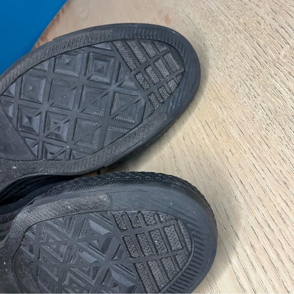 Converse All Star Chuck Taylor Black High Top Canvas Sneakers Monochrome Mens 13 - Picture 11 of 12